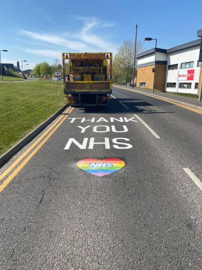 thank you nhs message