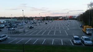 Supermarket carpark